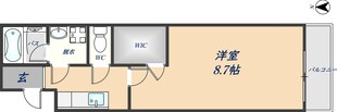 フジパレス光南町Ⅱ番館の物件間取画像